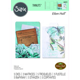 Sizzix Thinlits Die by Eileen Hull Library Pocket ATC Card & Tabs (5pcs) (666151) (DISCONTINUED) Sizzix Thinlits Die by Eileen Hull Library Pocket ATC Card & Tabs (5pcs) (666151) (DISCONTINUED)