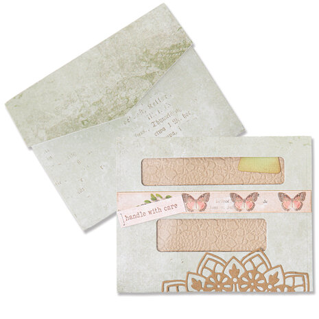 Sizzix Thinlits Die by Eileen Hull Journaling Card Envelope & Windows (6pcs) (666276) (DISCONTINUED) Sizzix Thinlits Die by Eileen Hull Journaling Card Envelope & Windows (6pcs) (666276) (DISCONTINUED)
