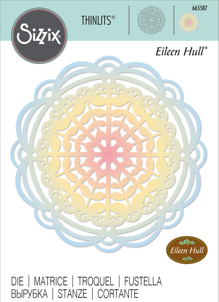 Sizzix Thinlits Die by Eileen Hull Heart Mandala (665587) (DISCONTINUED) Sizzix Thinlits Die by Eileen Hull Heart Mandala (665587) (DISCONTINUED)