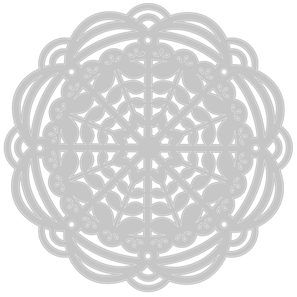 Sizzix Thinlits Die by Eileen Hull Heart Mandala (665587) (DISCONTINUED) Sizzix Thinlits Die by Eileen Hull Heart Mandala (665587) (DISCONTINUED)