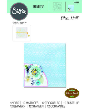 Sizzix Thinlits Die by Eileen Hull Folio Page Pocket & Flowers (12pcs) (664883) (DISCONTINUED) Sizzix Thinlits Die by Eileen Hull Folio Page Pocket & Flowers (12pcs) (664883) (DISCONTINUED)