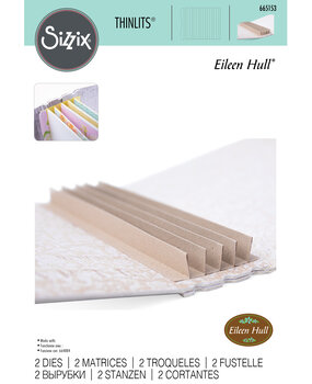 Sizzix Thinlits Die by Eileen Hull Bookbinding & Label (2pcs) (665153) (DISCONTINUED) Sizzix Thinlits Die by Eileen Hull Bookbinding & Label (2pcs) (665153) (DISCONTINUED)