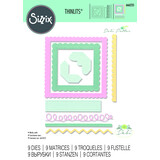 Sizzix Thinlits Die by Debi Potter Fabulous Frames & Borders (9pcs) (666235) (DISCONTINUED) Sizzix Thinlits Die by Debi Potter Fabulous Frames & Borders (9pcs) (666235) (DISCONTINUED)