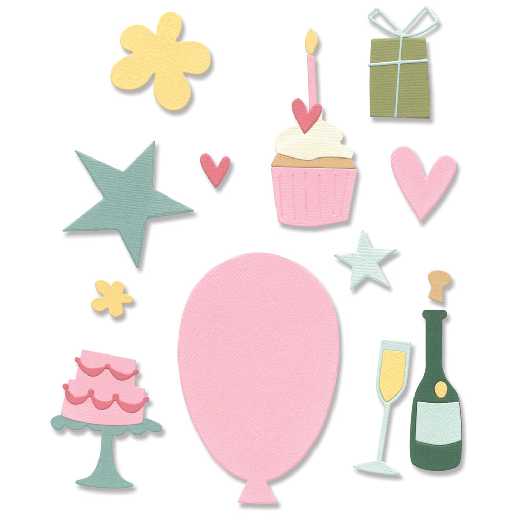Sizzix Thinlits Die by Debi Potter Fabulous Everyday Shapes (21pcs) (666220) (DISCONTINUED) Sizzix Thinlits Die by Debi Potter Fabulous Everyday Shapes (21pcs) (666220) (DISCONTINUED)