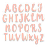 Sizzix Thinlits Die by Debi Potter Brush Capital Alpha (26pcs) (661710) (DISCONTINUED) Sizzix Thinlits Die by Debi Potter Brush Capital Alpha (26pcs) (661710) (DISCONTINUED)