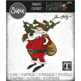 Sizzix Thinlits Colorize by Tim Holtz Woodland Santa (18pcs) (665573) (DISCONTINUED) Sizzix Thinlits Colorize by Tim Holtz Woodland Santa (18pcs) (665573) (DISCONTINUED)