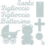 Sizzix Thinlits Die Battesimo (9pcs) (662618) (OUTLET)