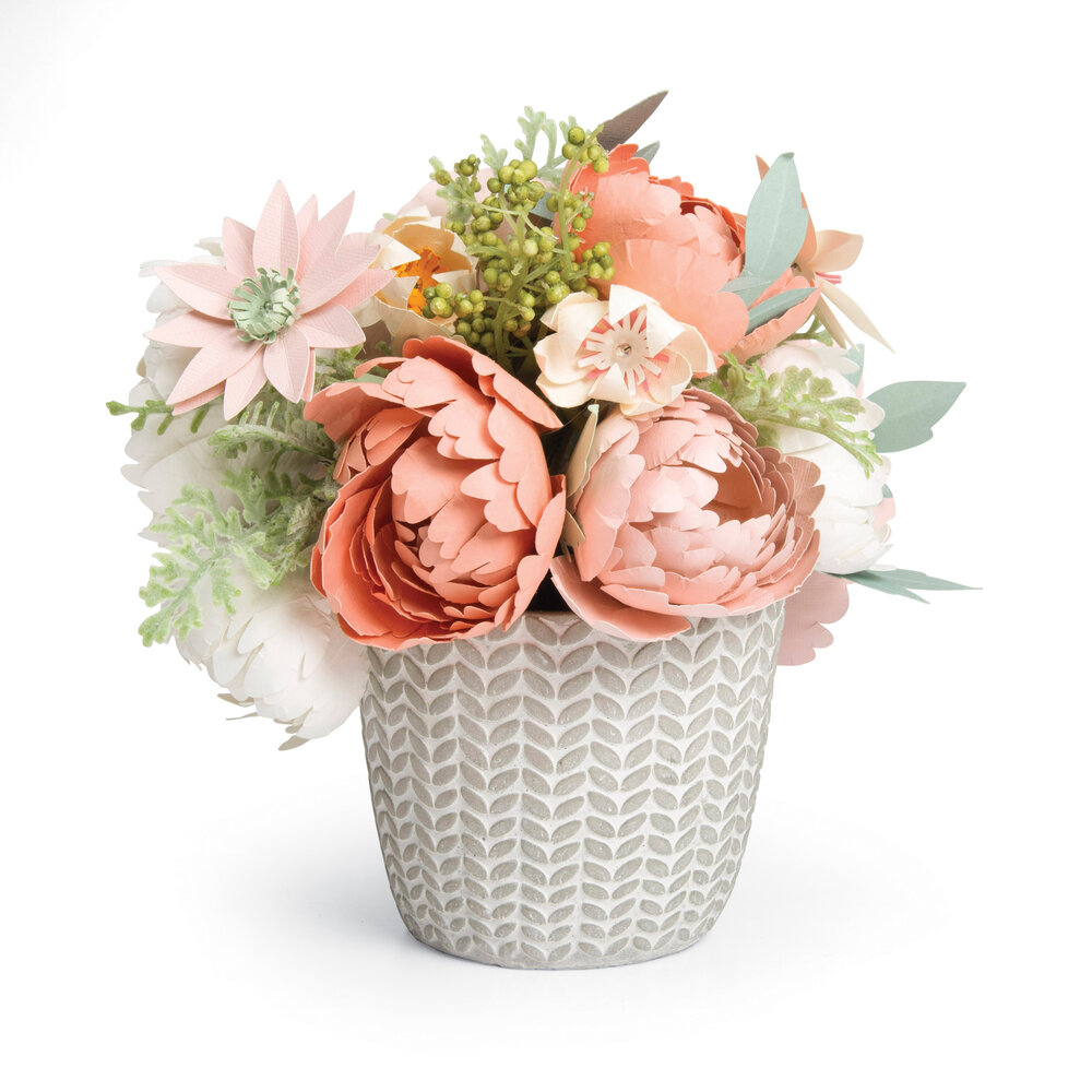 Sizzix Thinlits Die by Courtney Chilson Peony (5pcs) (663593) (DISCONTINUED)