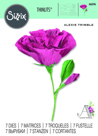 Sizzix Thinlits Die by Alexis Trimble Lisianthus (7pcs) (666246) (DISCONTINUED) Sizzix Thinlits Die by Alexis Trimble Lisianthus (7pcs) (666246) (DISCONTINUED)