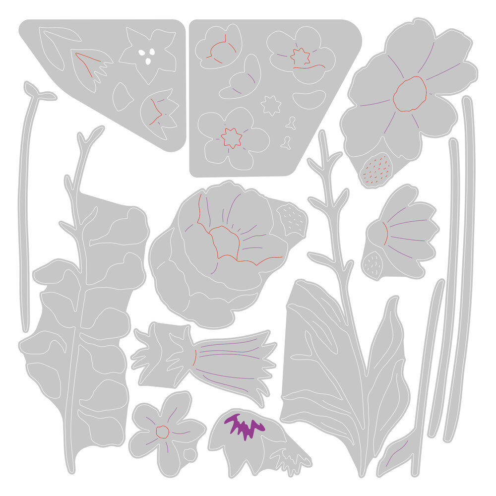 Sizzix Thinlits Die by Alexis Trimble In the Meadow (14pcs) (666244) (DISCONTINUED) Sizzix Thinlits Die by Alexis Trimble In the Meadow (14pcs) (666244) (DISCONTINUED)