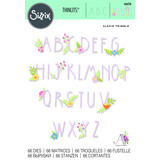 Sizzix Thinlits Die by Alexis Trimble Floral Alphabet (66pcs) (666236) (DISCONTINUED) Sizzix Thinlits Die by Alexis Trimble Floral Alphabet (66pcs) (666236) (DISCONTINUED)