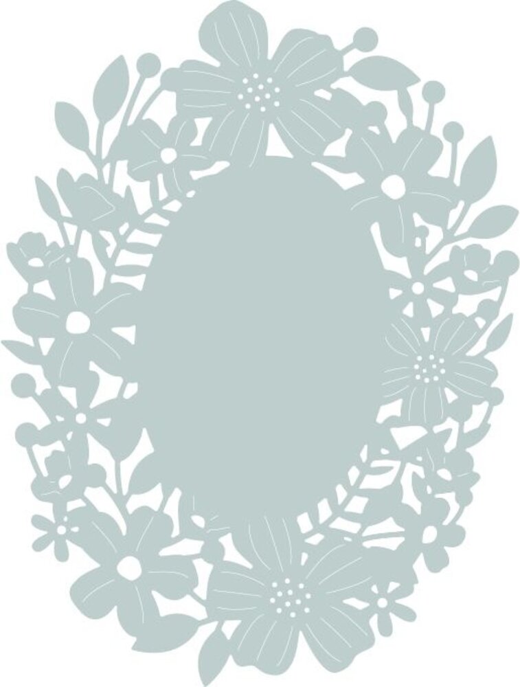 Sizzix Thinlits Die Blossom Frame (662856) (OUTLET)