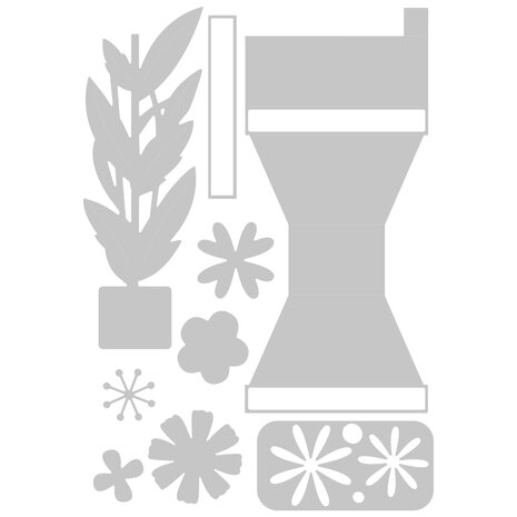 Sizzix Thinlits Die by Georgie Evans Pop-Up Plant Pot (9pcs) (664360) (DISCONTINUED) Sizzix Thinlits Die by Georgie Evans Pop-Up Plant Pot (9pcs) (664360) (DISCONTINUED)