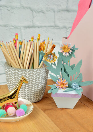 Sizzix Thinlits Die by Georgie Evans Pop-Up Plant Pot (9pcs) (664360) (DISCONTINUED) Sizzix Thinlits Die by Georgie Evans Pop-Up Plant Pot (9pcs) (664360) (DISCONTINUED)