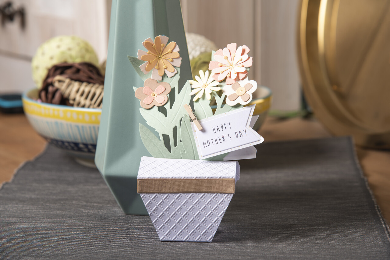 Sizzix Thinlits Die by Georgie Evans Pop-Up Plant Pot (9pcs) (664360) (DISCONTINUED) Sizzix Thinlits Die by Georgie Evans Pop-Up Plant Pot (9pcs) (664360) (DISCONTINUED)