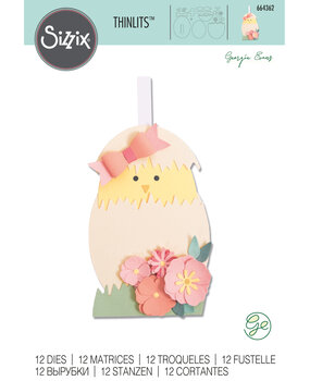 Sizzix Thinlits Die by Georgie Evans Hatching Egg (12pcs) (664362) (DISCONTINUED) Sizzix Thinlits Die by Georgie Evans Hatching Egg (12pcs) (664362) (DISCONTINUED)