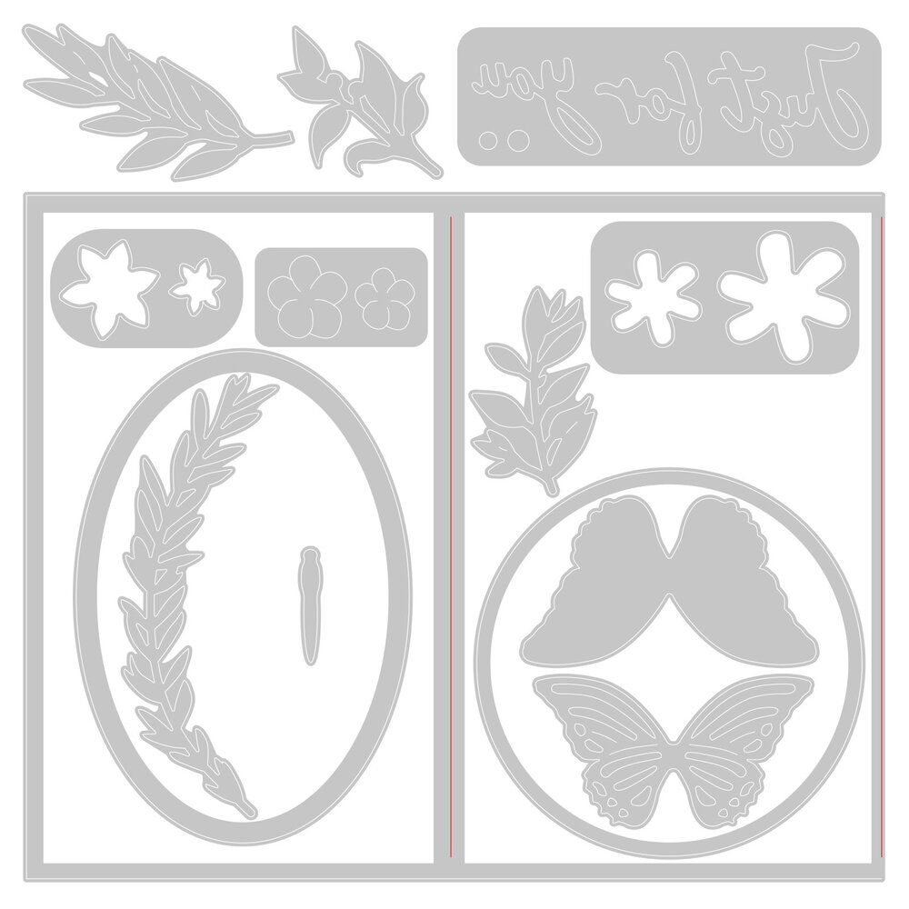 Sizzix Thinlits Die by Georgie Evans Butterfly Spinner Card (14pcs) (665074) (DISCONTINUED) Sizzix Thinlits Die by Georgie Evans Butterfly Spinner Card (14pcs) (665074) (DISCONTINUED)