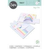Sizzix Thinlits Die by Georgie Evans Rainbow Slider Card (13pcs) (665086) (DISCONTINUED) Sizzix Thinlits Die by Georgie Evans Rainbow Slider Card (13pcs) (665086) (DISCONTINUED)
