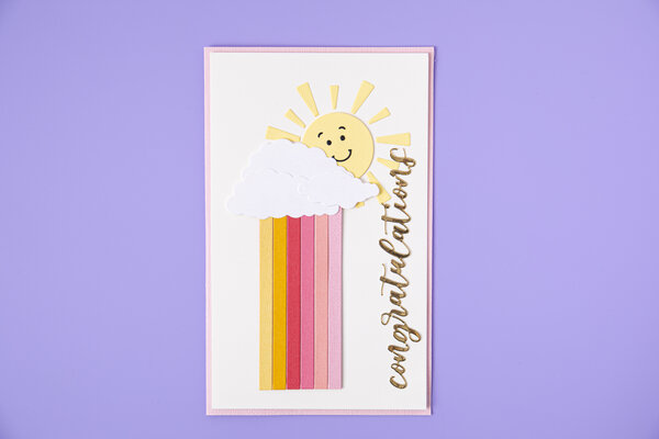 Sizzix Thinlits Die by Georgie Evans Rainbow Slider Card (13pcs) (665086) (DISCONTINUED) Sizzix Thinlits Die by Georgie Evans Rainbow Slider Card (13pcs) (665086) (DISCONTINUED)