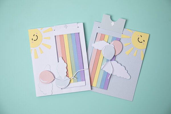 Sizzix Thinlits Die by Georgie Evans Rainbow Slider Card (13pcs) (665086) (DISCONTINUED) Sizzix Thinlits Die by Georgie Evans Rainbow Slider Card (13pcs) (665086) (DISCONTINUED)