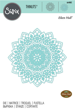 Sizzix Thinlits Die by Eileen Hull Mandala (664882) (DISCONTINUED) Sizzix Thinlits Die by Eileen Hull Mandala (664882) (DISCONTINUED)
