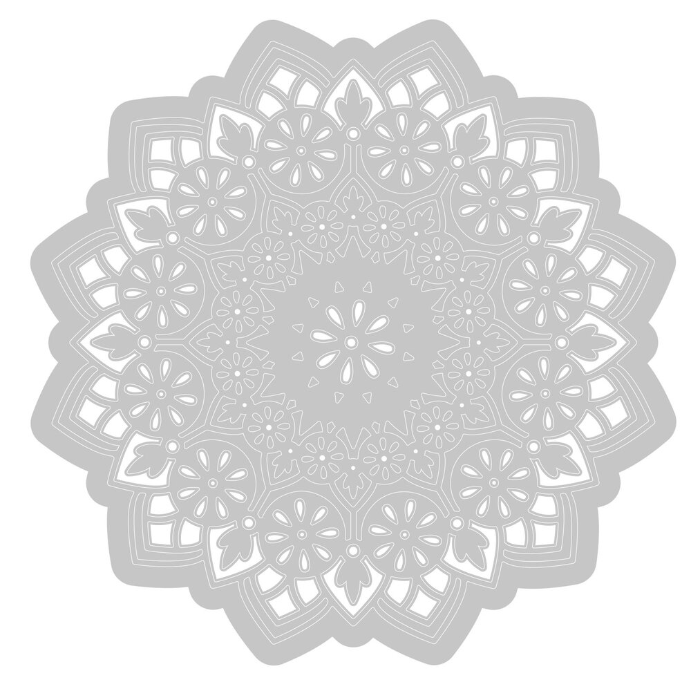Sizzix Thinlits Die by Eileen Hull Mandala (664882) (DISCONTINUED) Sizzix Thinlits Die by Eileen Hull Mandala (664882) (DISCONTINUED)