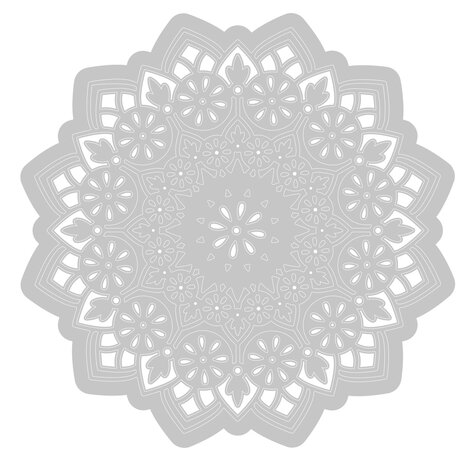Sizzix Thinlits Die by Eileen Hull Mandala (664882) (DISCONTINUED) Sizzix Thinlits Die by Eileen Hull Mandala (664882) (DISCONTINUED)