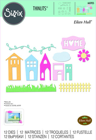 Sizzix Thinlits Die by Eileen Hull Shadowbox Elements (12pcs) (665935) (DISCONTINUED) Sizzix Thinlits Die by Eileen Hull Shadowbox Elements (12pcs) (665935) (DISCONTINUED)