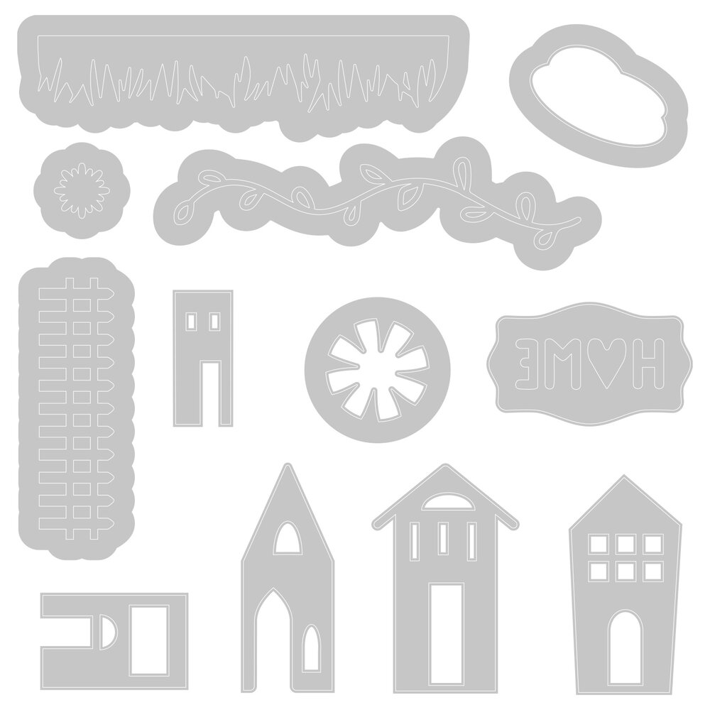 Sizzix Thinlits Die by Eileen Hull Shadowbox Elements (12pcs) (665935) (DISCONTINUED) Sizzix Thinlits Die by Eileen Hull Shadowbox Elements (12pcs) (665935) (DISCONTINUED)