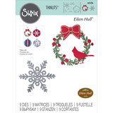 Sizzix Thinlits Die by Eileen Hull Wreath & Snowflake (9pcs) (665326) (DISCONTINUED) Sizzix Thinlits Die by Eileen Hull Wreath & Snowflake (9pcs) (665326) (DISCONTINUED)