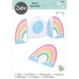 Sizzix Thinlits Die by Jen Long Card, Rainbow Fold-a-Long (11pcs) (665475) (DISCONTINUED) Sizzix Thinlits Die by Jen Long Card, Rainbow Fold-a-Long (11pcs) (665475) (DISCONTINUED)