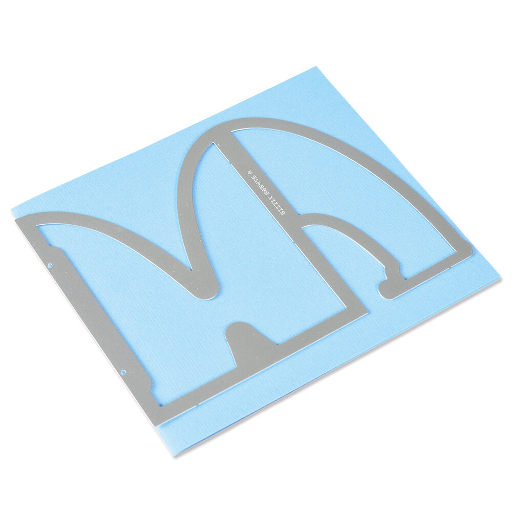 Sizzix Thinlits Die by Jen Long Card, Rainbow Fold-a-Long (11pcs) (665475) (DISCONTINUED)