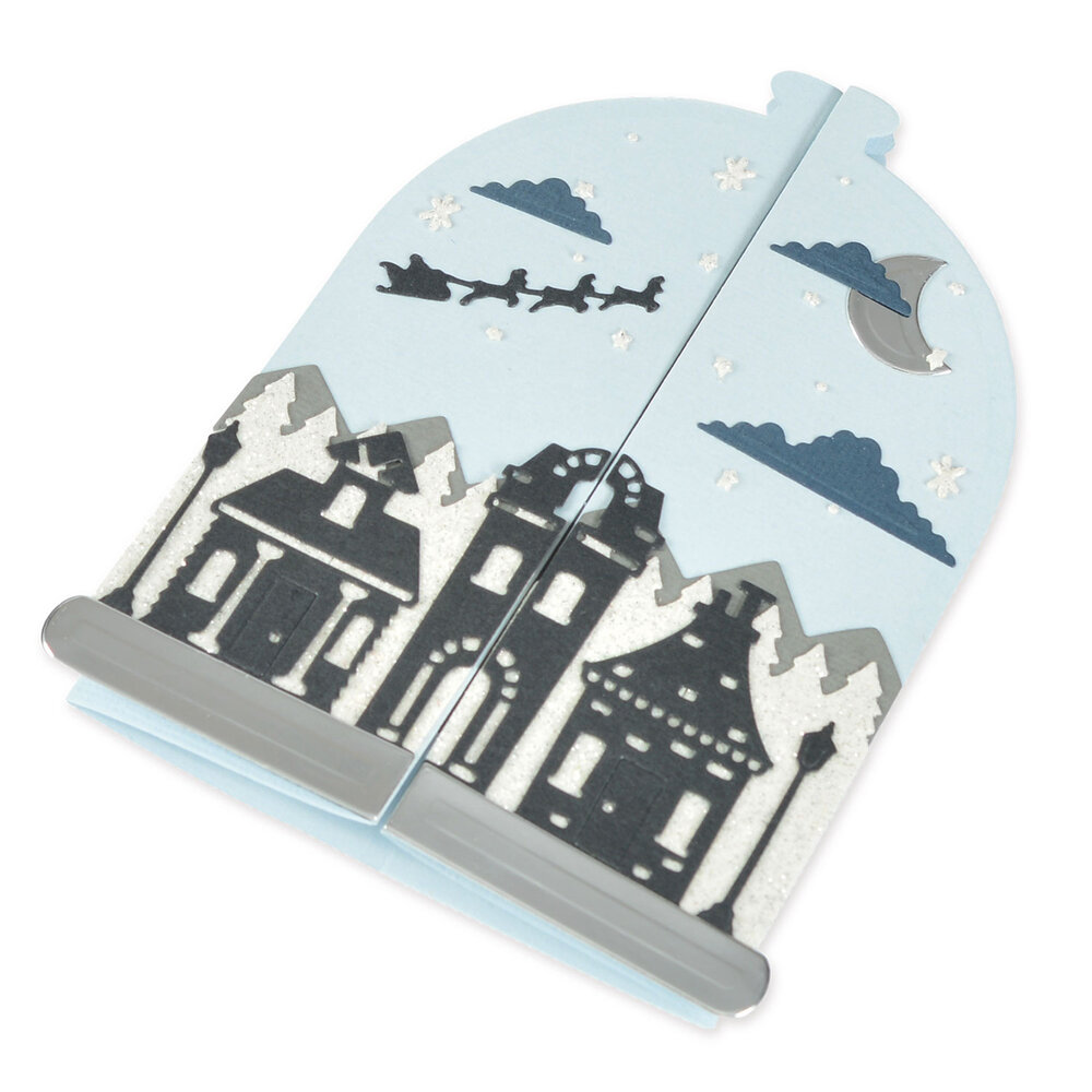 Sizzix Thinlits Die by Jen Long Card, Bell Jar Fold-a-Long (13pcs) (665380) (DISCONTINUED) Sizzix Thinlits Die by Jen Long Card, Bell Jar Fold-a-Long (13pcs) (665380) (DISCONTINUED)