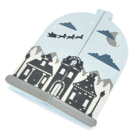 Sizzix Thinlits Die by Jen Long Card, Bell Jar Fold-a-Long (13pcs) (665380) (DISCONTINUED) Sizzix Thinlits Die by Jen Long Card, Bell Jar Fold-a-Long (13pcs) (665380) (DISCONTINUED)