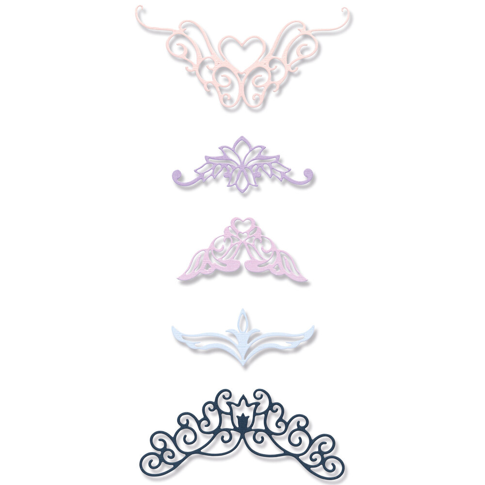 Sizzix Thinlits Die by Jennifer Ogborn Fanciful Corners (5pcs) (666116) (DISCONTINUED) Sizzix Thinlits Die by Jennifer Ogborn Fanciful Corners (5pcs) (666116) (DISCONTINUED)