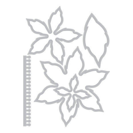 Sizzix Thinlits Die by Jennifer Ogborn Elegant Poinsettia (5pcs) (664817) (DISCONTINUED) Sizzix Thinlits Die by Jennifer Ogborn Elegant Poinsettia (5pcs) (664817) (DISCONTINUED)