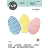 Sizzix Thinlits Die by Jennifer Ogborn Decorative Eggs (3pcs) (665075) (DISCONTINUED) Sizzix Thinlits Die by Jennifer Ogborn Decorative Eggs (3pcs) (665075) (DISCONTINUED)