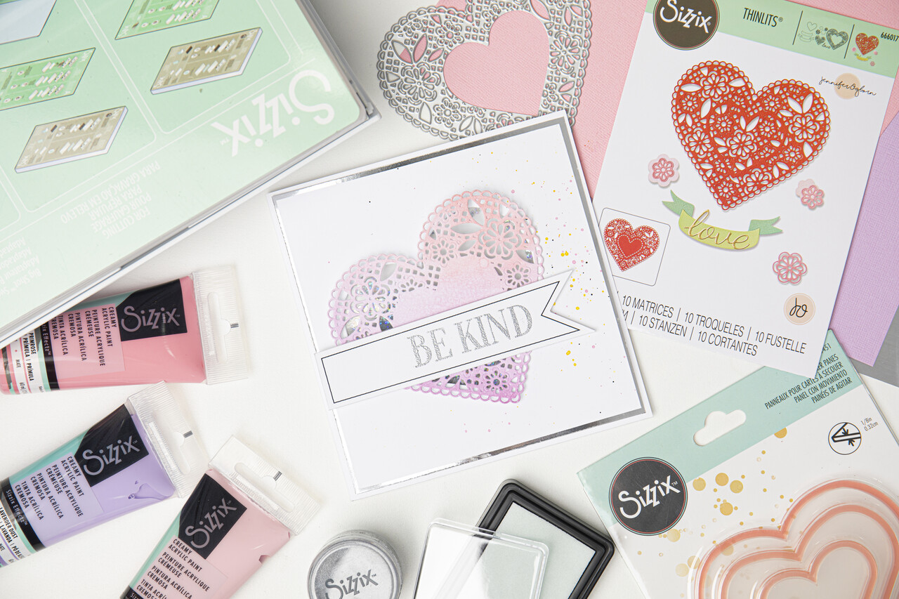 Sizzix Thinlits Die by Jennifer Ogborn Doily Heart (10pcs) (666017) (DISCONTINUED) Sizzix Thinlits Die by Jennifer Ogborn Doily Heart (10pcs) (666017) (DISCONTINUED)