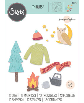 Sizzix Thinlits Die by Jennifer Ogborn Cozy Woodland (12pcs) (665943) (DISCONTINUED) Sizzix Thinlits Die by Jennifer Ogborn Cozy Woodland (12pcs) (665943) (DISCONTINUED)