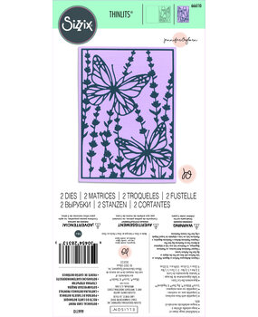 Sizzix Thinlits Die by Jennifer Ogborn Botanical Card Front (2pcs) (666110) (DISCONTINUED) Sizzix Thinlits Die by Jennifer Ogborn Botanical Card Front (2pcs) (666110) (DISCONTINUED)