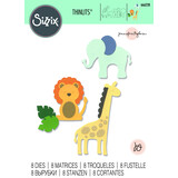 Sizzix Thinlits Die by Jennifer Ogborn Basic Zoo Animals (8pcs) (666228) (DISCONTINUED) Sizzix Thinlits Die by Jennifer Ogborn Basic Zoo Animals (8pcs) (666228) (DISCONTINUED)