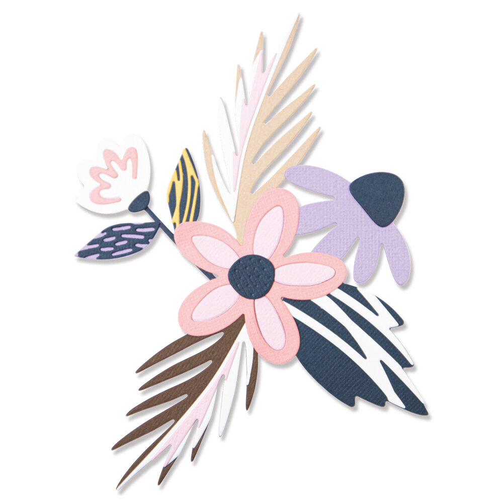 Sizzix Thinlits Die by Jennifer Ogborn Bohemian Florals (12pcs) (665881) (DISCONTINUED) Sizzix Thinlits Die by Jennifer Ogborn Bohemian Florals (12pcs) (665881) (DISCONTINUED)