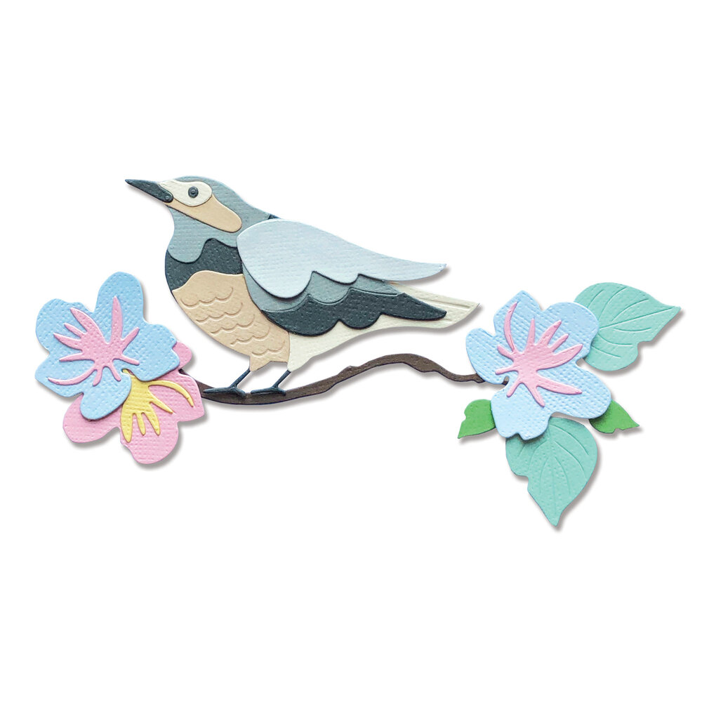 Sizzix Thinlits Die by Jenna Rushforth Spring Bird (14pcs) (665093) (DISCONTINUED) Sizzix Thinlits Die by Jenna Rushforth Spring Bird (14pcs) (665093) (DISCONTINUED)