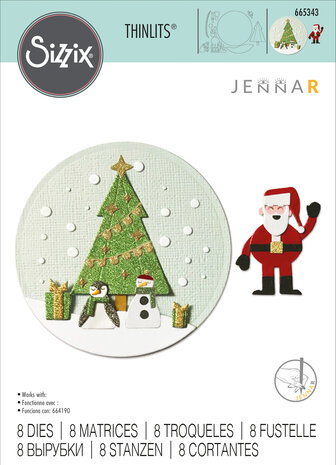 Sizzix Thinlits Die by Jenna Rushforth Snowdome (8pcs) (665343) (DISCONTINUED) Sizzix Thinlits Die by Jenna Rushforth Snowdome (8pcs) (665343) (DISCONTINUED)