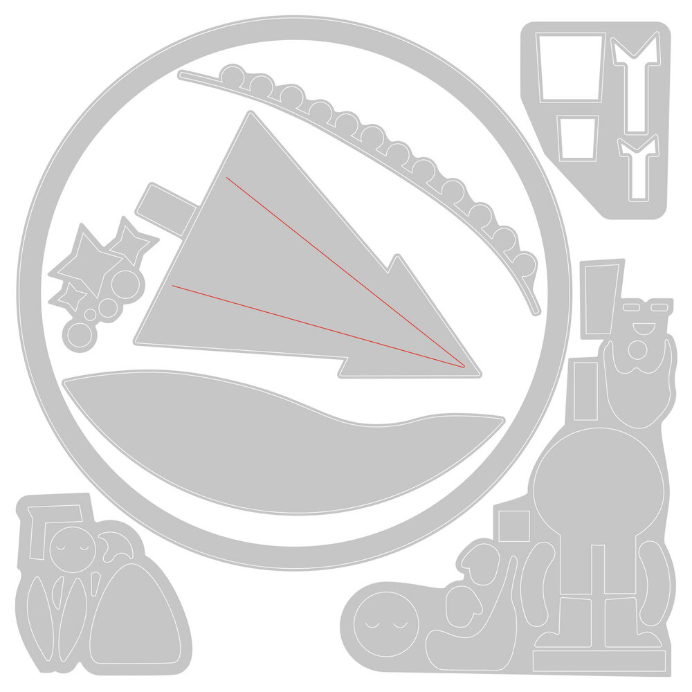 Sizzix Thinlits Die by Jenna Rushforth Snowdome (8pcs) (665343) (DISCONTINUED) Sizzix Thinlits Die by Jenna Rushforth Snowdome (8pcs) (665343) (DISCONTINUED)