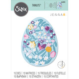 Sizzix Thinlits Die by Jenna Rushforth Intricate Floral Egg (15pcs) (665818) (DISCONTINUED) Sizzix Thinlits Die by Jenna Rushforth Intricate Floral Egg (15pcs) (665818) (DISCONTINUED)