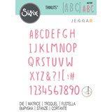 Sizzix Thinlits Die by Jenna Rushforth Hand Drawn Alphabet (665182) (DISCONTINUED) Sizzix Thinlits Die by Jenna Rushforth Hand Drawn Alphabet (665182) (DISCONTINUED)