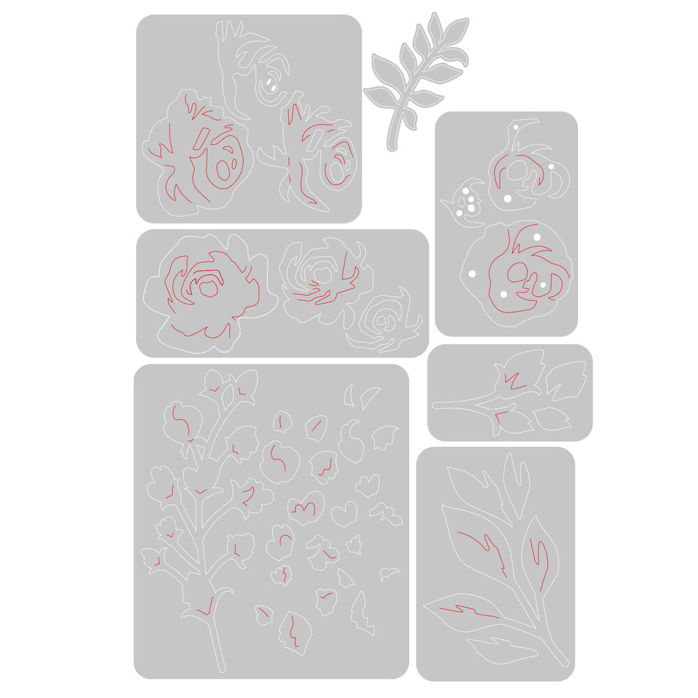 Sizzix Thinlits Die by Jen Long Floral Layers #2 (7pcs) (665083) (DISCONTINUED) Sizzix Thinlits Die by Jen Long Floral Layers #2 (7pcs) (665083) (DISCONTINUED)