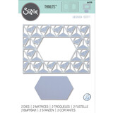 Sizzix Thinlits Die by Jessica Scott Geo Lattice Frame (2pcs) (664398) (DISCONTINUED) Sizzix Thinlits Die by Jessica Scott Geo Lattice Frame (2pcs) (664398) (DISCONTINUED)