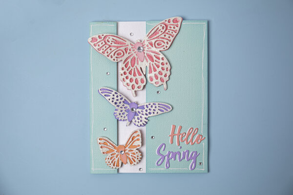 Sizzix Thinlits Die by Jessica Scott Flutter on By (9pcs) (665097) (DISCONTINUED)